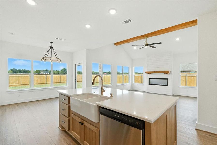 Furnished interior view inside a new home in , Springtown (Image 10).