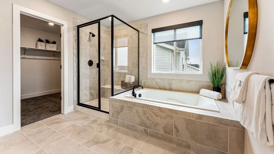 Furnished interior view inside a new home in The Aurora Highlands, Aurora (Image 23). Furnished interior view inside a new home in The Aurora Highlands, Aurora (Image 23).