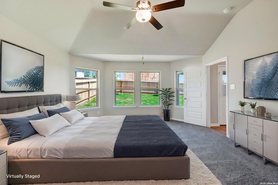 Furnished interior view inside a new home in Mesquite Ridge, San Antonio (Image 9).