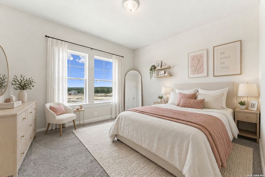 Furnished interior view inside a new home in Meyer Ranch – Legacy Series, New Braunfels (Image 15).