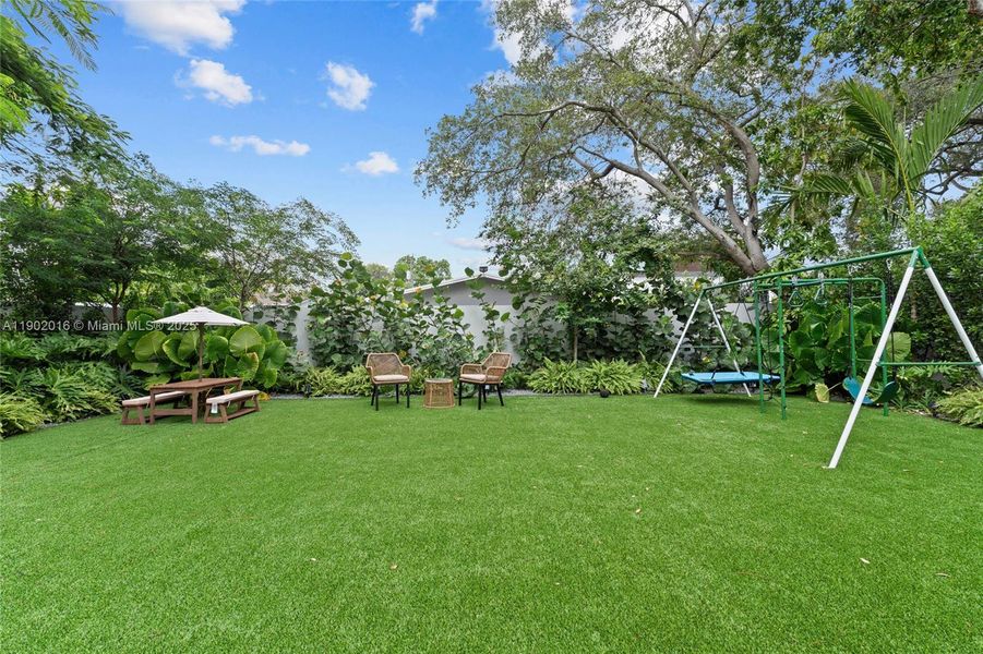 Exterior details and patio area of a home in , Miami (Image 20). Exterior details and patio area of a home in , Miami (Image 20).