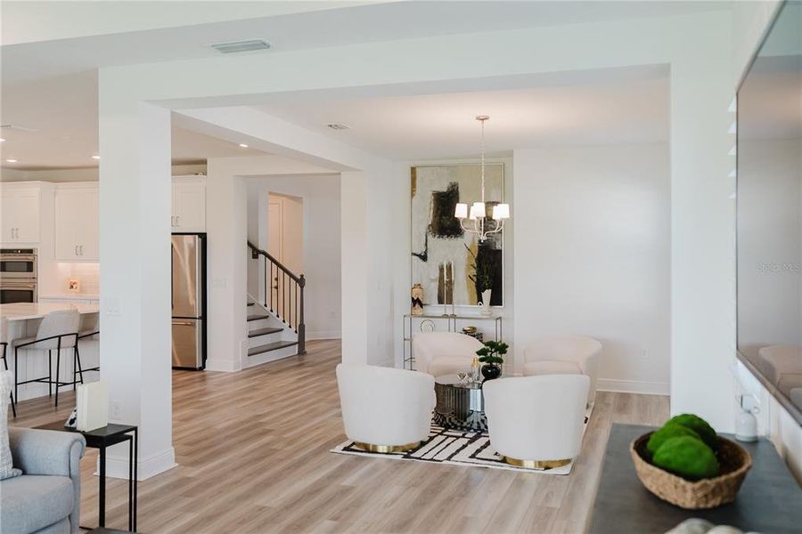 Furnished interior view inside a new home in Sweetwater at Lakewood Ranch, Bradenton (Image 19). Furnished interior view inside a new home in Sweetwater at Lakewood Ranch, Bradenton (Image 19).