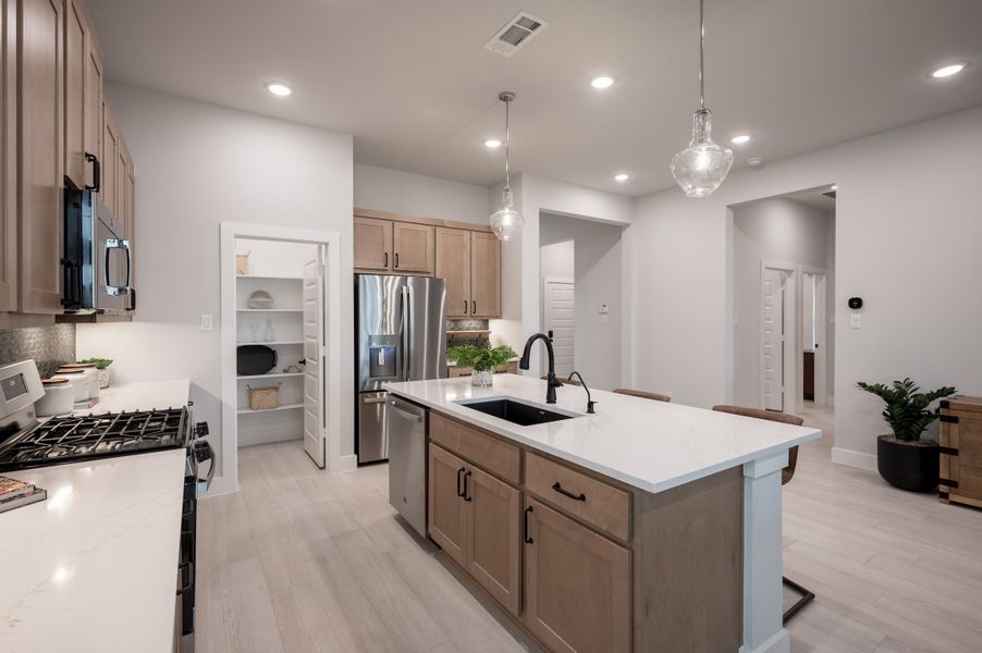 Representative furnished interior of a home built from the Falcon by Tri Pointe Homes in Trillium, Richmond (Image 18).