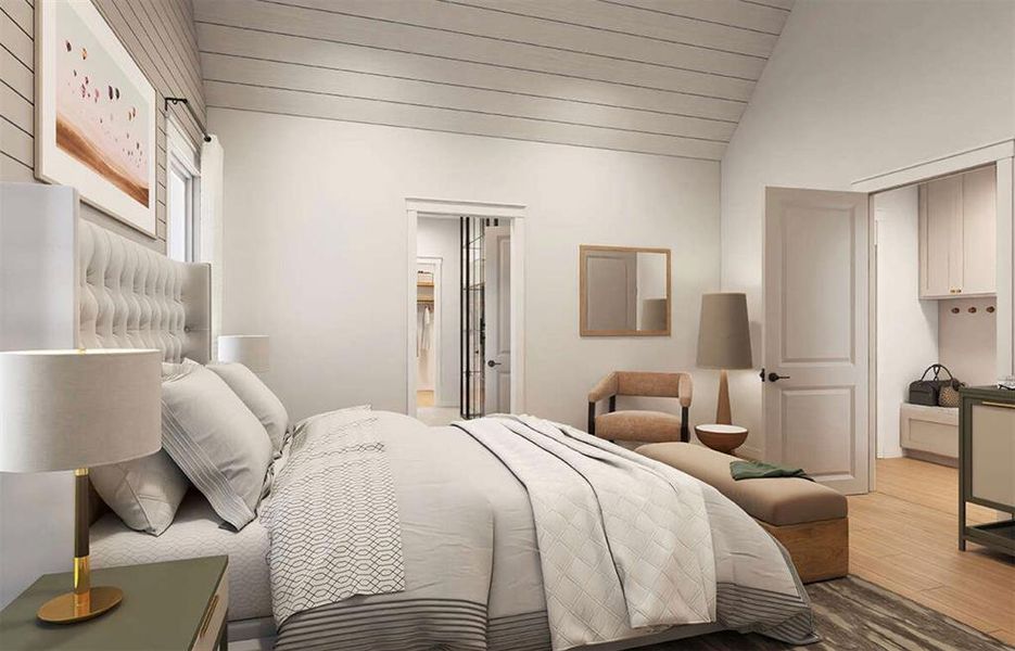 Furnished interior view inside a new home in Echo Grove, Poolville (Image 10).