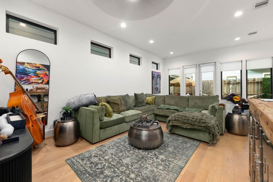 Furnished interior view inside a new home in Timbergrove Trails, Houston (Image 16).