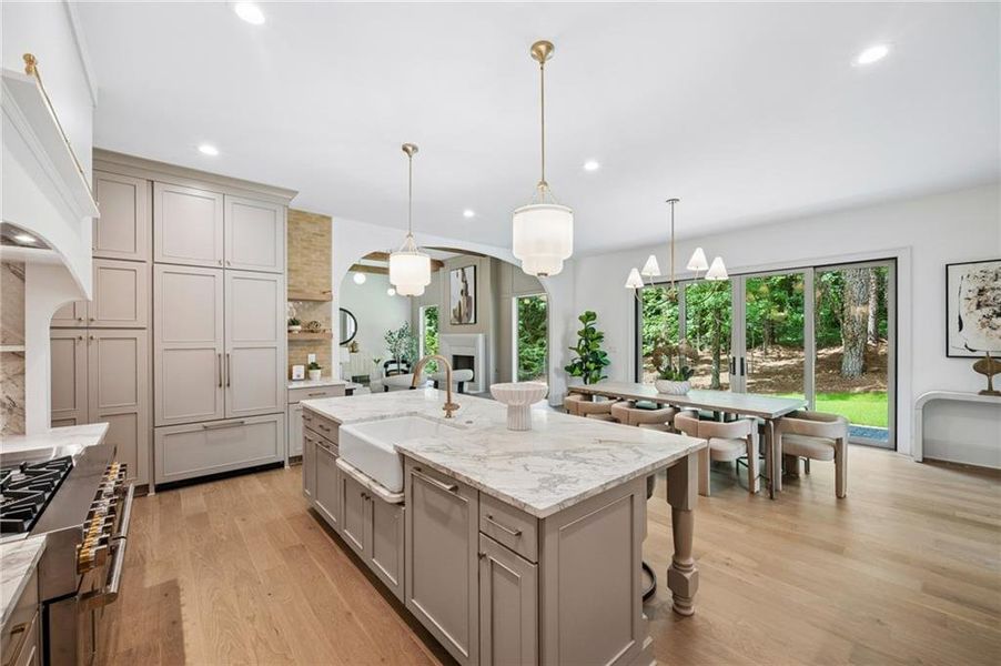 Furnished interior view inside a new home in , Atlanta (Image 9).