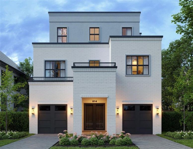Front exterior of a new home in , Tampa, FL, highlighting curb appeal (Image 8). Front exterior of a new home in , Tampa, FL, highlighting curb appeal (Image 8).