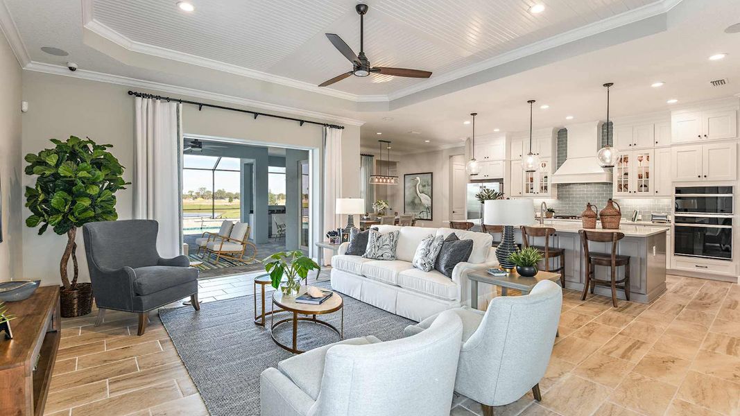 Furnished interior view inside a new home in SkySail Real Estate and Homes for Sale in Naples, FL - Neal Communities, Naples (Image 16). Furnished interior view inside a new home in SkySail Real Estate and Homes for Sale in Naples, FL - Neal Communities, Naples (Image 16).