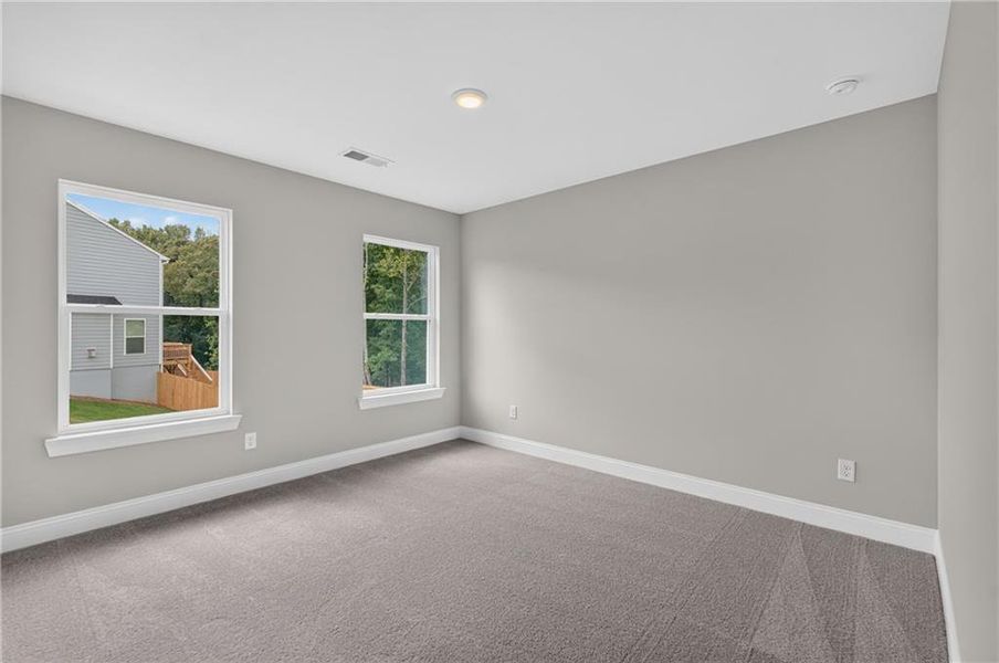 Spacious, unfurnished interior of a new home in Villas at Dawsonville, Dawsonville (Image 31). Spacious, unfurnished interior of a new home in Villas at Dawsonville, Dawsonville (Image 31).