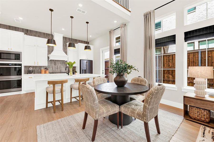 Furnished interior view inside a new home in , Frisco (Image 4).