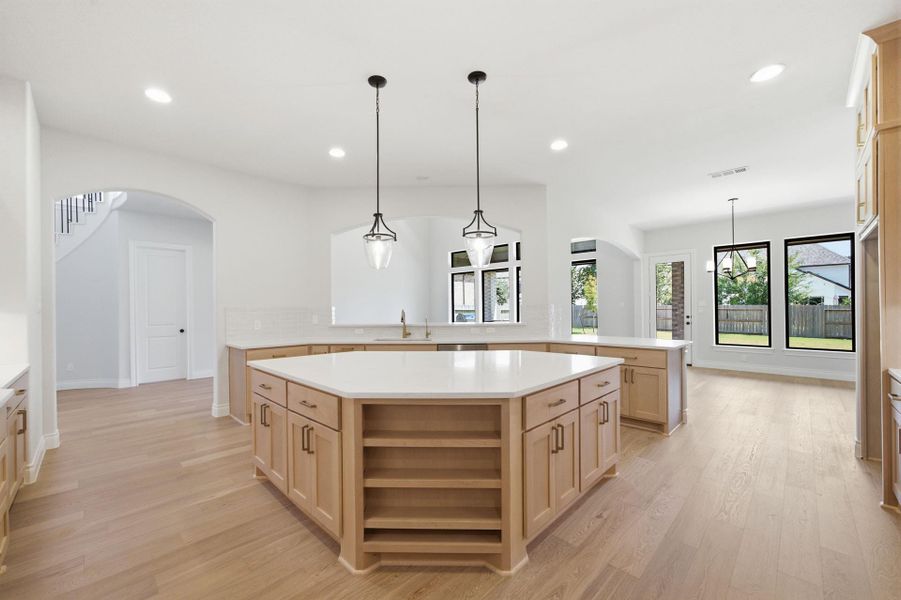 Furnished interior view inside a new home in Artavia 70′, Conroe (Image 15).