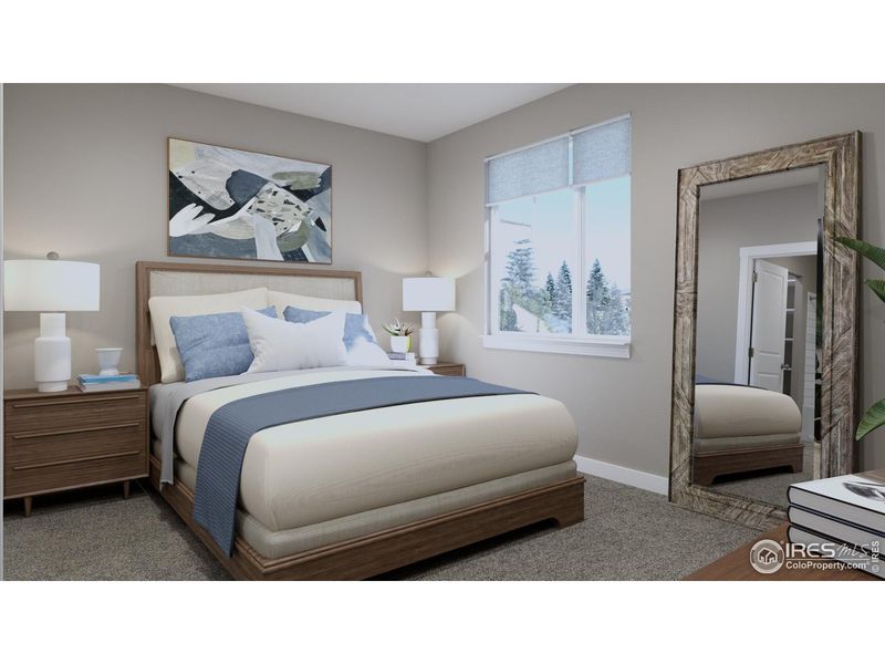 Furnished interior view inside a new home in Highlands at Fox Hill - Discovery, Longmont (Image 3).