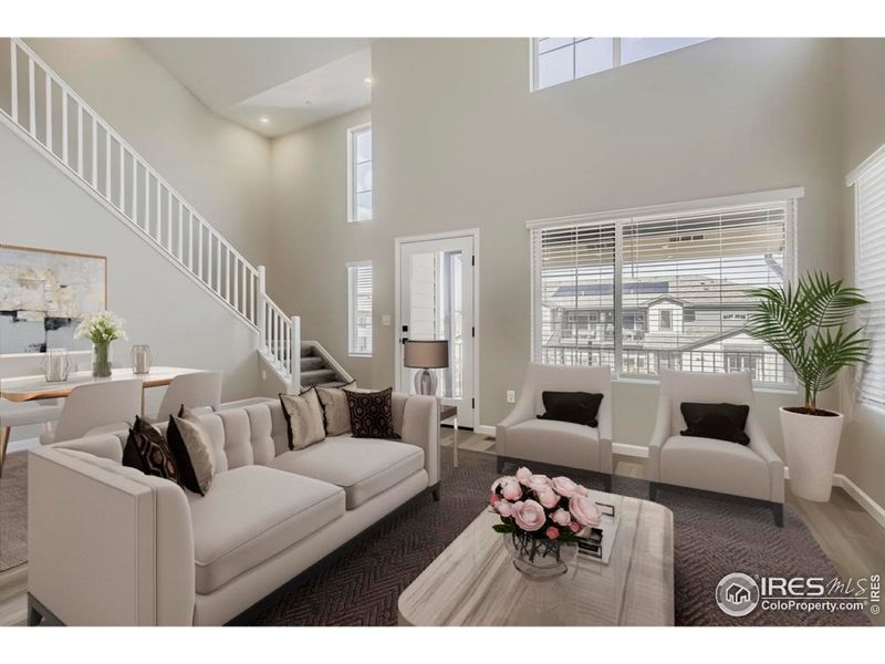 Spacious and flooded with natural light