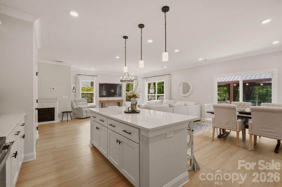 Furnished interior view inside a new home in , Troutman (Image 35).