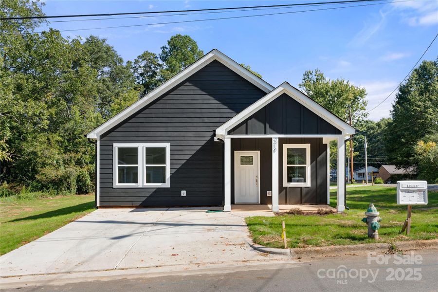 Front exterior of a new home in , Shelby, NC, highlighting curb appeal (Image 2). Front exterior of a new home in , Shelby, NC, highlighting curb appeal (Image 2).
