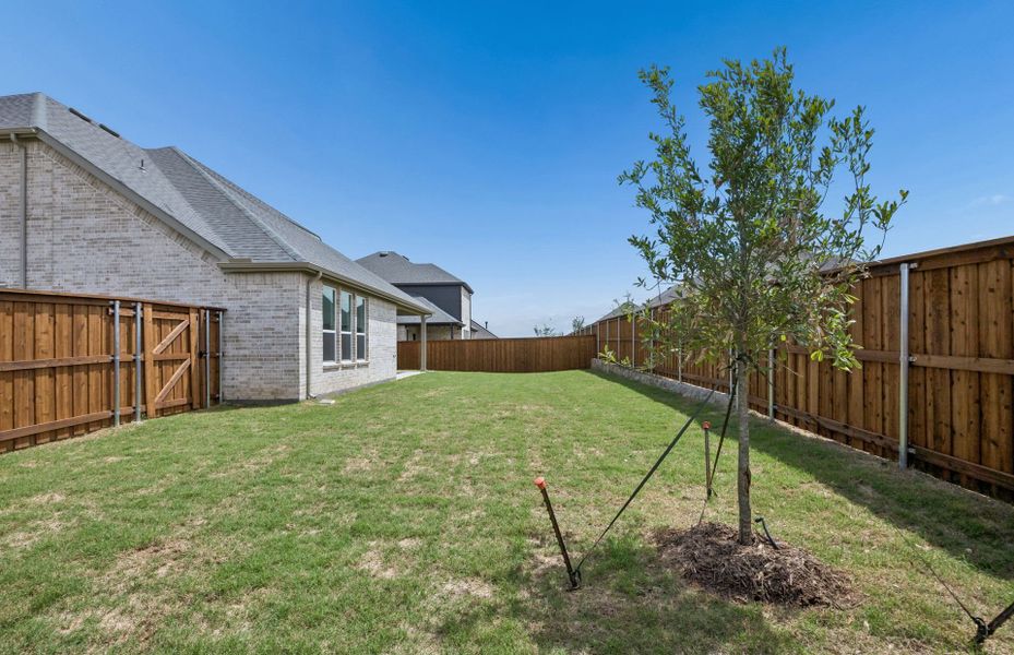 Exterior details and patio area of a home in Westside Preserve, Midlothian (Image 3).