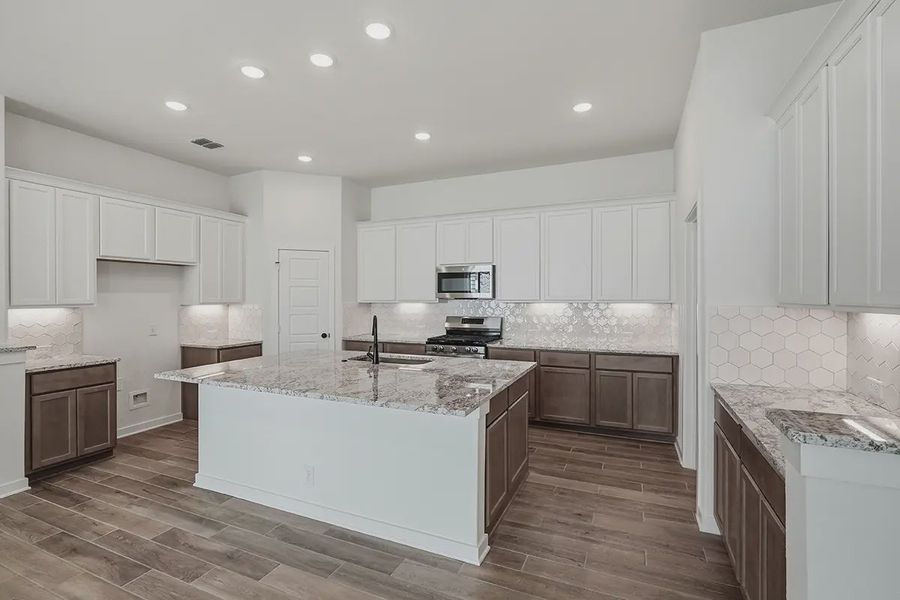 Furnished interior view inside a new home in The Crossvine, Schertz (Image 7).