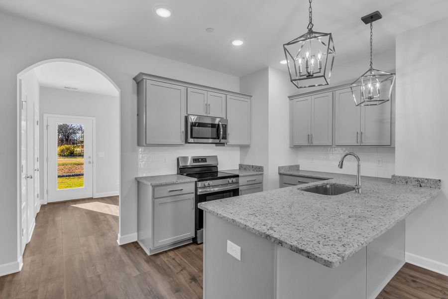 Furnished interior view inside a new home in Oxford Station, Gallatin (Image 6). Furnished interior view inside a new home in Oxford Station, Gallatin (Image 6).