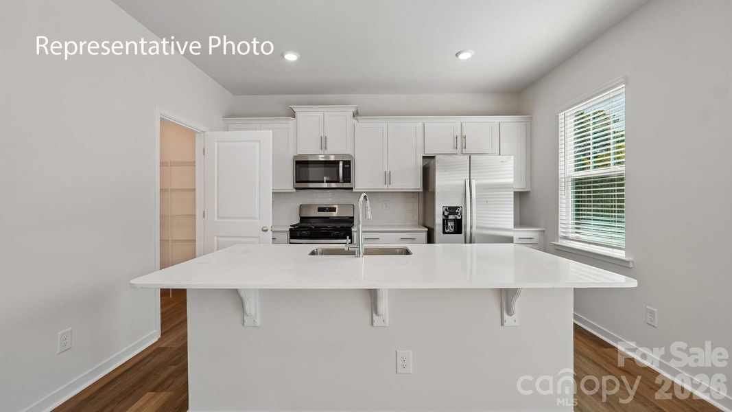 Furnished interior view inside a new home in Secrest Commons, Monroe (Image 4).