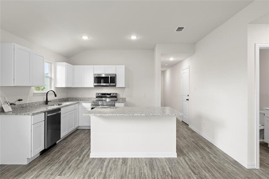 Furnished interior view inside a new home in Labein Villas, Greenville (Image 5). Furnished interior view inside a new home in Labein Villas, Greenville (Image 5).