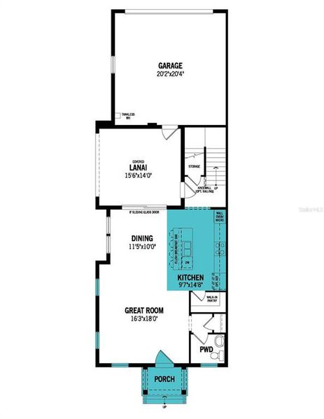 2D floor plan layout of this home in Celebration, Celebration, FL (Image 5).
