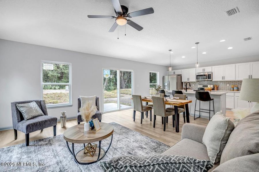 Furnished interior view inside a new home in , East Palatka (Image 5).