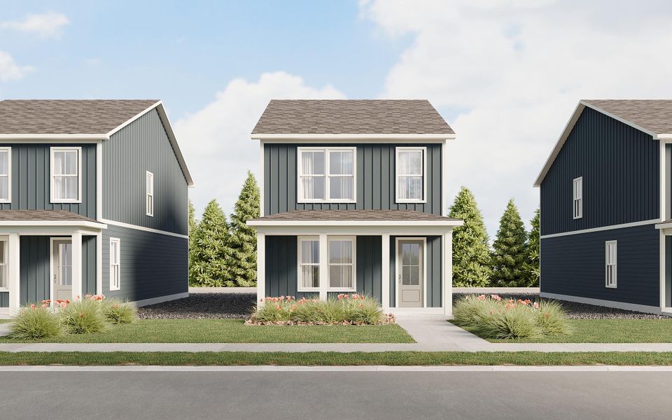Representative exterior photo of a completed home built from the Marigold by Empire Homes in Wildflower, Chattanooga, TN (Image 6).