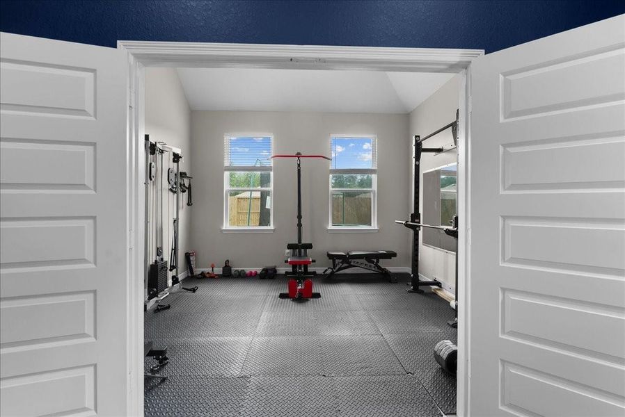 Bonus room off of master bedroom.