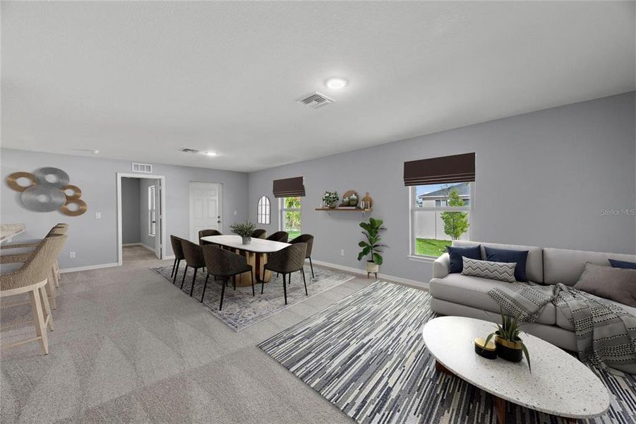 Furnished interior view inside a new home in , Citrus Springs (Image 6).