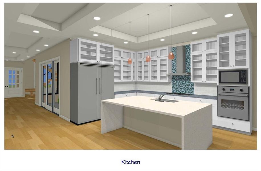 Furnished interior view inside a new home in , Dallas (Image 9).