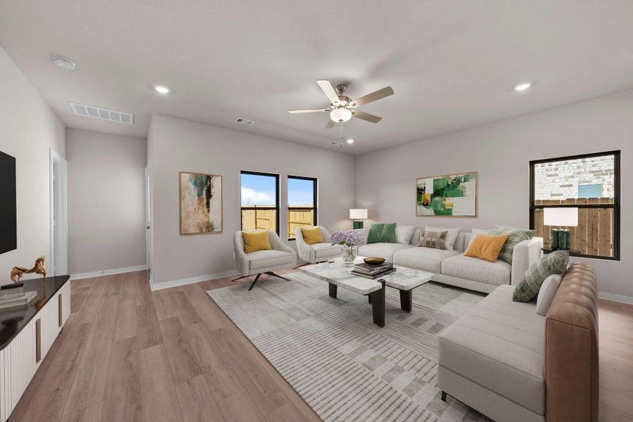 Furnished interior view inside a new home in Cypress Green, Hockley (Image 14). Furnished interior view inside a new home in Cypress Green, Hockley (Image 14).