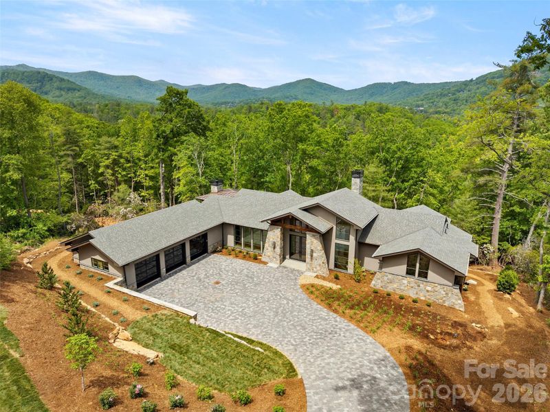 Front exterior of a new home in , Arden, NC, highlighting curb appeal (Image 26).