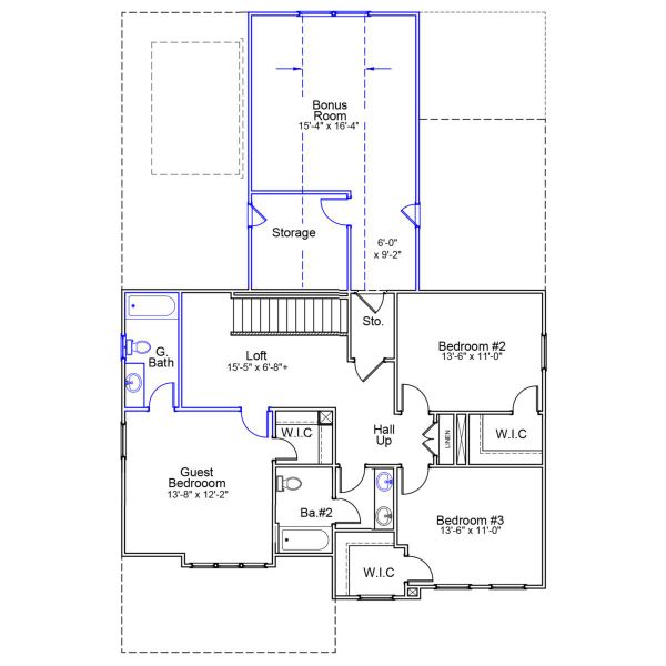 2D floor plan layout of this home in Hendrix Farms, Lexington, SC (Image 3). 2D floor plan layout of this home in Hendrix Farms, Lexington, SC (Image 3).