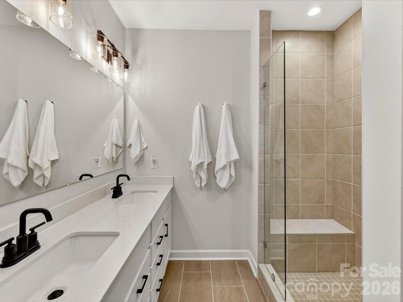 Furnished interior view inside a new home in , Monroe (Image 32).