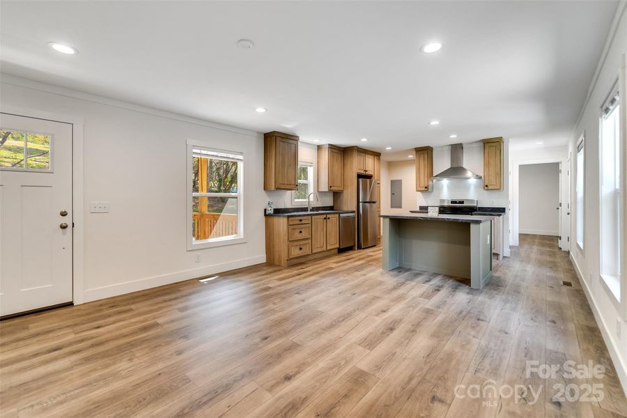 Furnished interior view inside a new home in , Hayesville (Image 10).