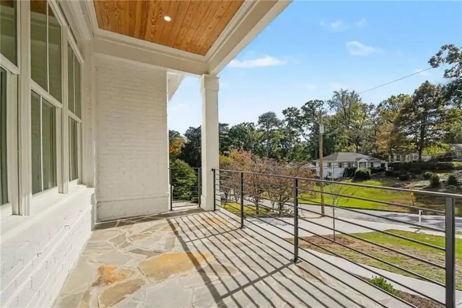 Exterior details and patio area of a home in , Atlanta (Image 29).