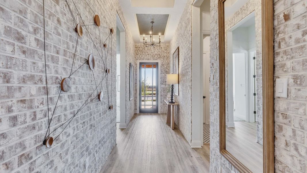 Furnished interior view inside a new home in Briarwood, Elgin (Image 3).