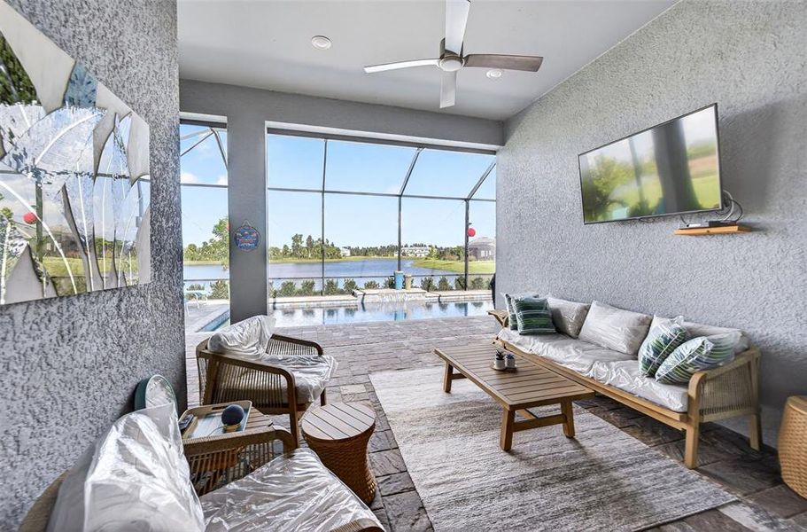 Furnished interior view inside a new home in , Venice (Image 24).