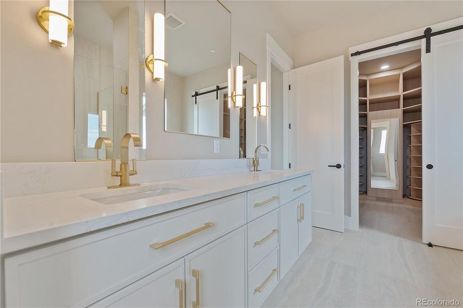 Furnished interior view inside a new home in , Fort Lupton (Image 16).