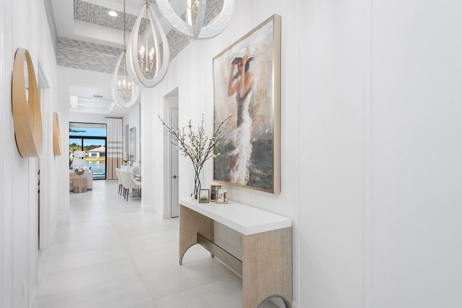 Representative furnished interior of a home built from the Venice by GL Homes in Valencia Grand (55+), Boynton Beach (Image 12).