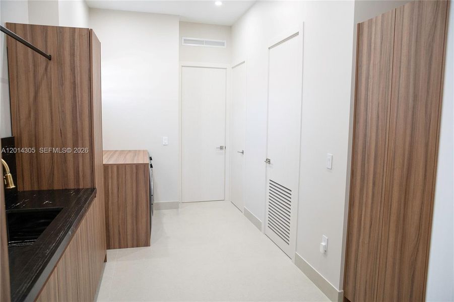 Furnished interior view inside a new home in , Miami (Image 10).