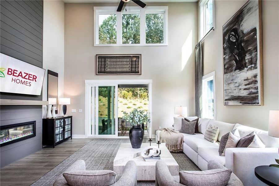 Furnished interior view inside a new home in Wisteria at GreenHouse, Marietta (Image 14).