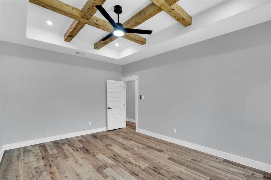 Spacious and private master ensuite.