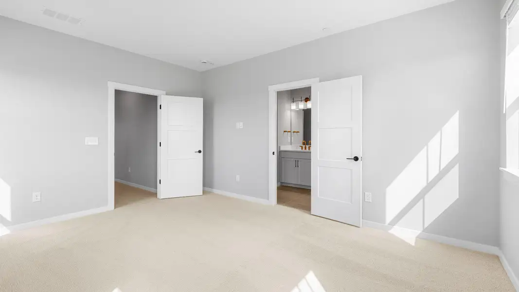 Furnished interior view inside a new home in Westerly, Erie (Image 25). Furnished interior view inside a new home in Westerly, Erie (Image 25).