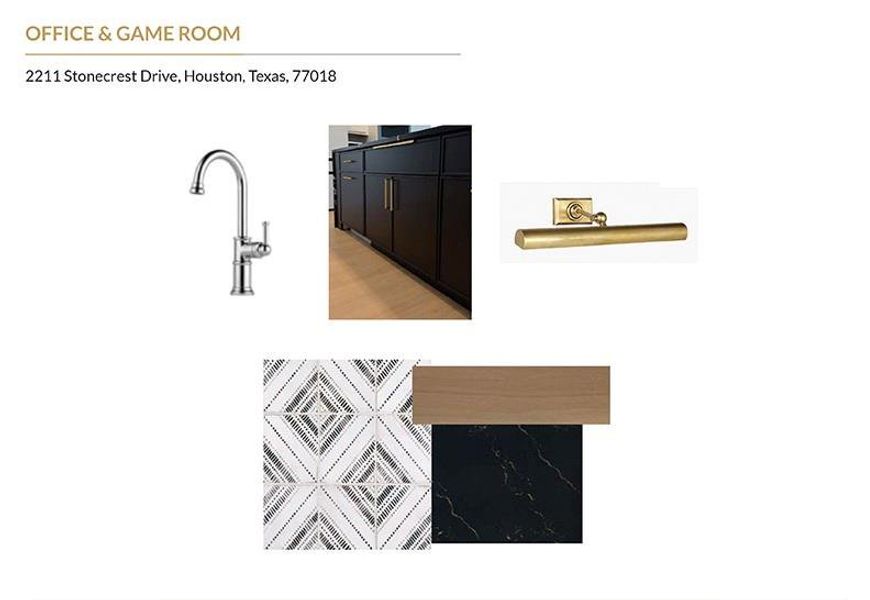 Sample of building materials used in homes in , Houston (Image 6).