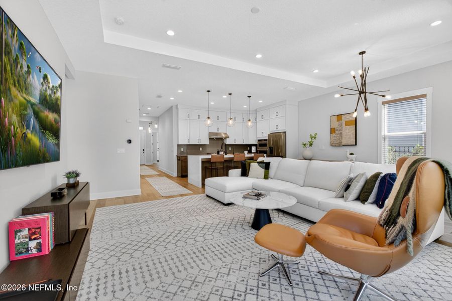 Furnished interior view inside a new home in , St. Johns (Image 8).