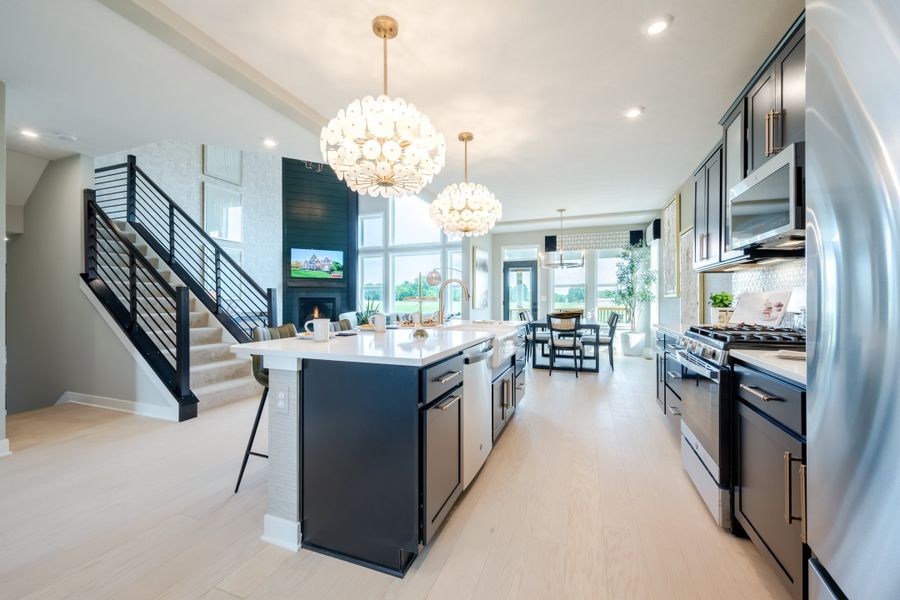 Representative furnished interior of a home built from the Avery by Fischer Homes in Pickens Bluff, Hiram (Image 48).
