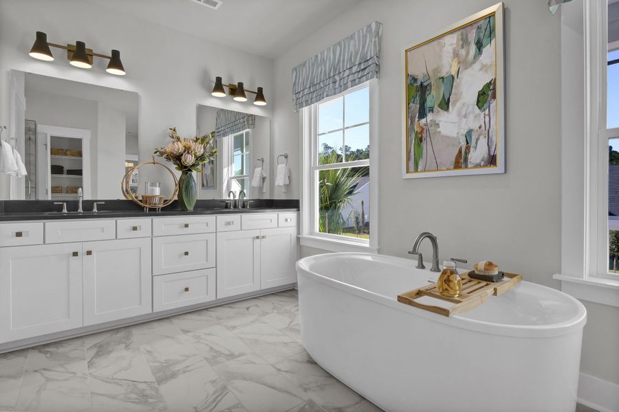 Furnished interior view inside a new home in , Summerville (Image 32).