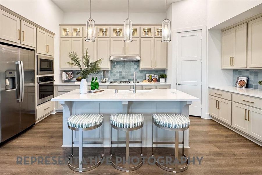 Furnished interior view inside a new home in Sandbrock Ranch, Aubrey (Image 33).