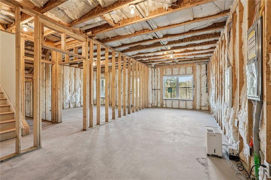 In-progress construction of a new home in Millcroft Townhomes, Buford, GA (Image 44). In-progress construction of a new home in Millcroft Townhomes, Buford, GA (Image 44).